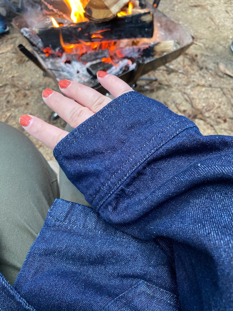 コットンキャンパーの袖の長さ