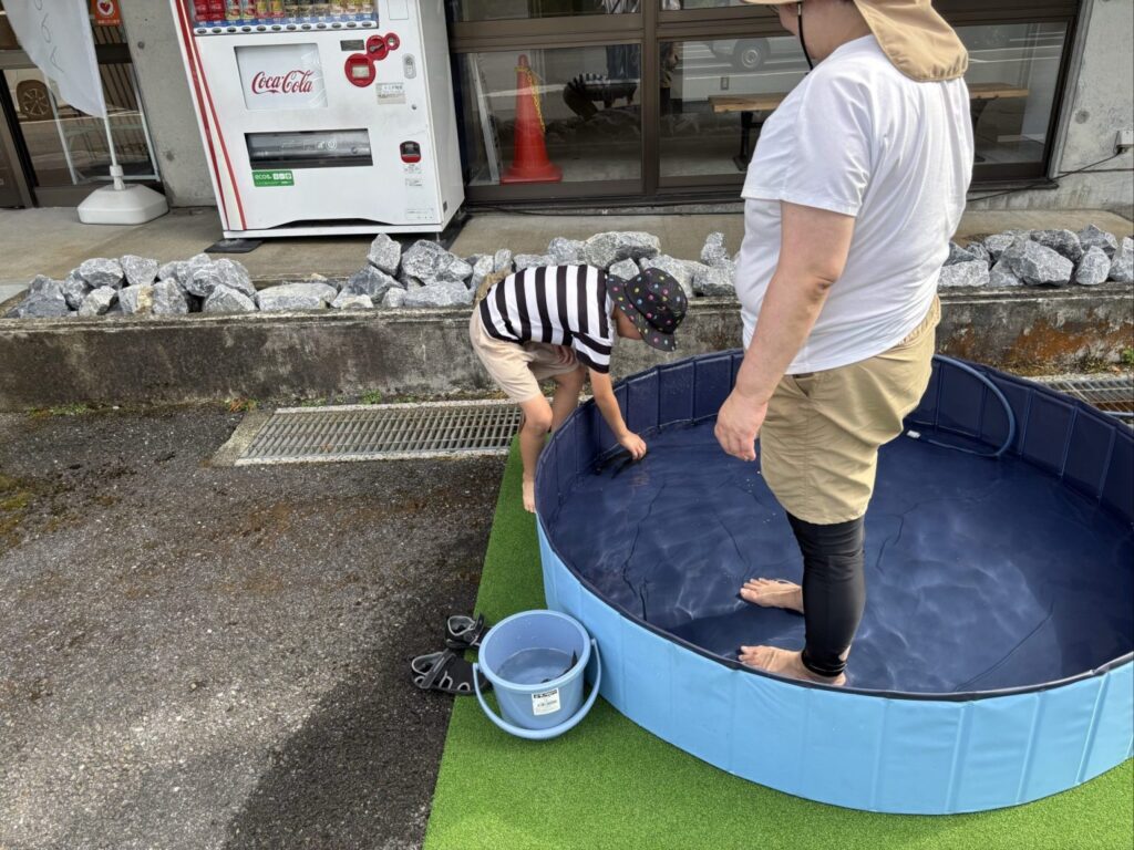 AFUREPPAの魚の掴み取り