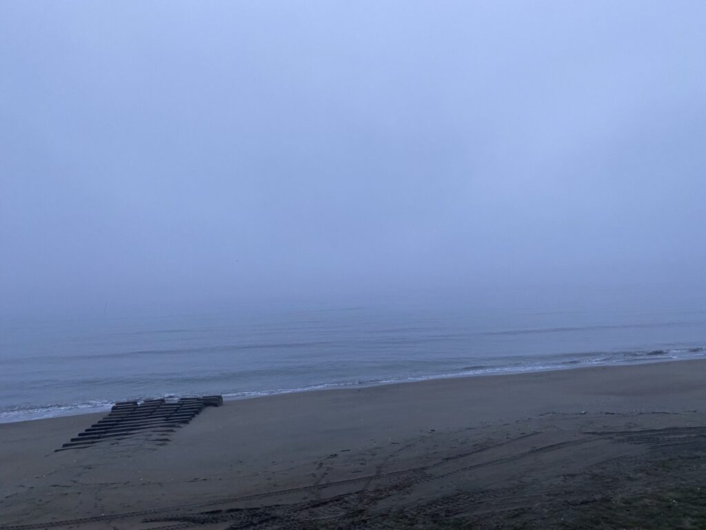 大淀西海岸ムーンビーチキャンプ場の海辺
