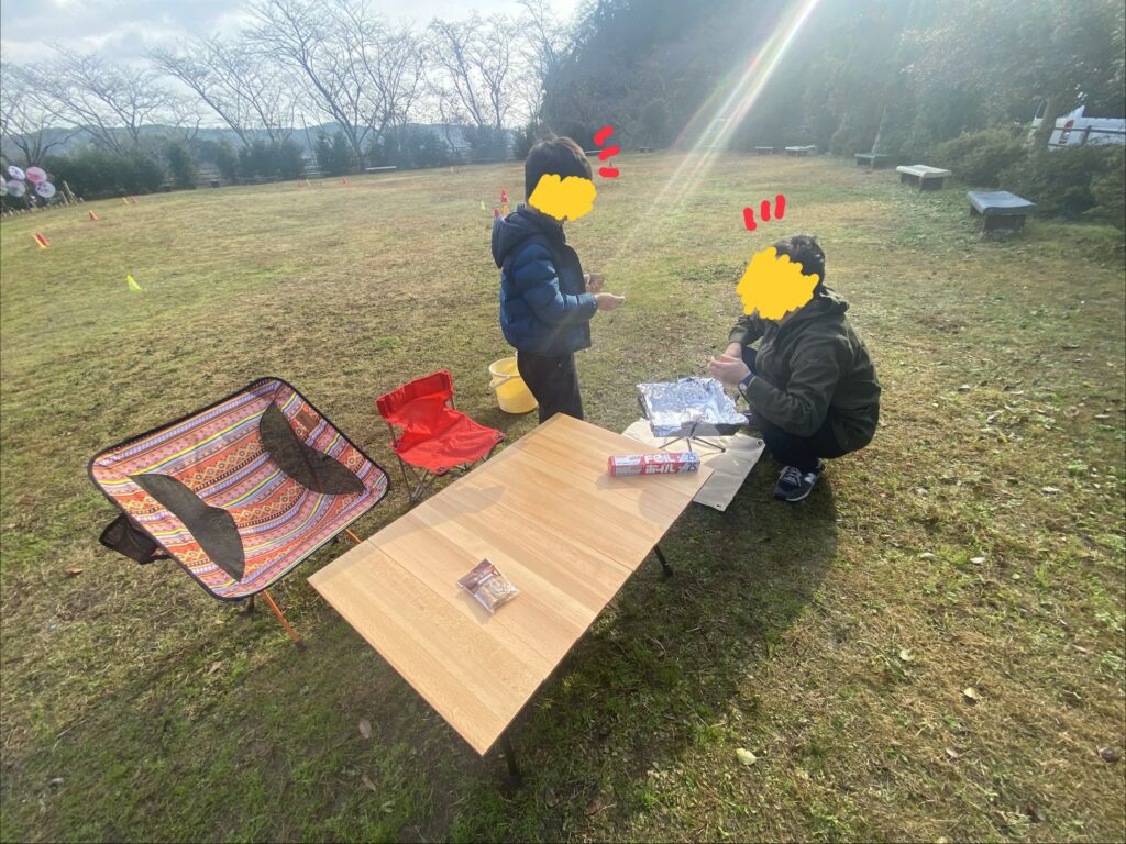 テーブルのある風景