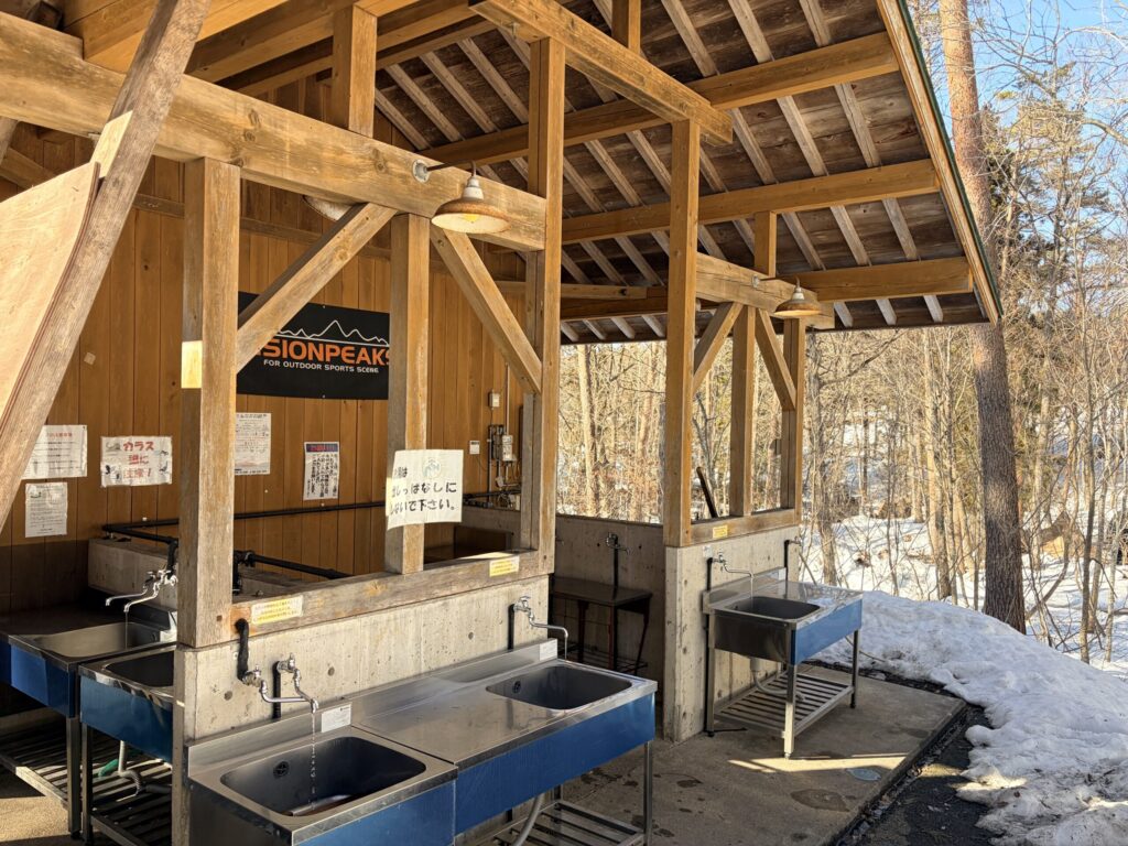 N.A.O.明野高原キャンプ場の炊事場