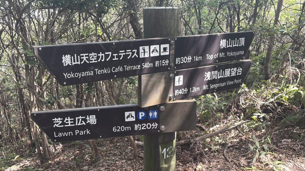 横山　分岐