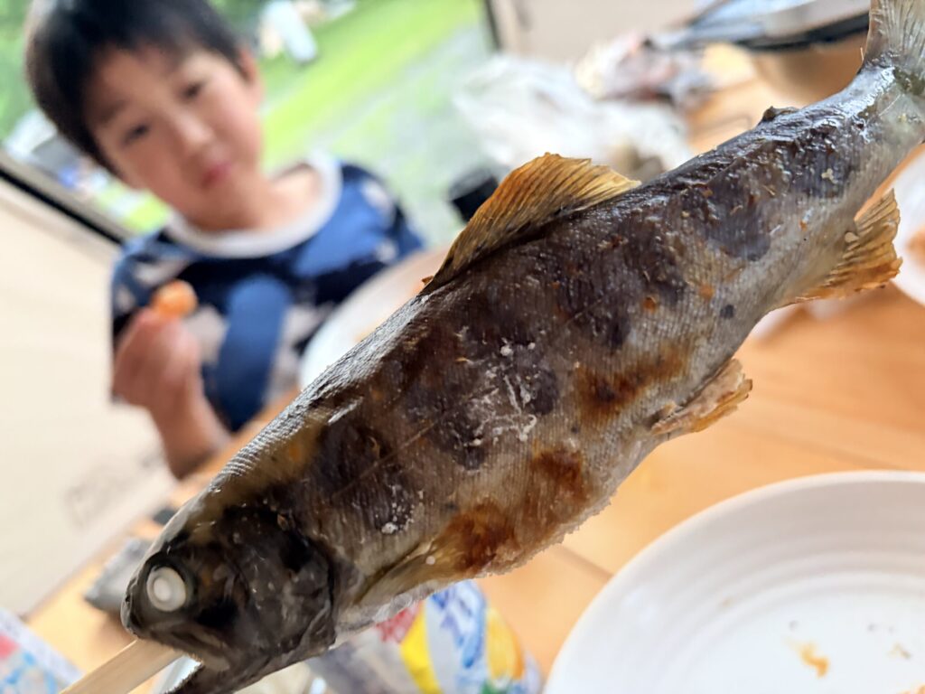 アマゴの塩焼き